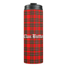 Clan Butter Tartán y Personalizado Textos
