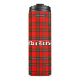 Termo Clan Butter Tartán y Personalizado Textos
