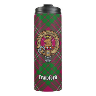 Termo Clan Crawford Escudo sobre Tartán