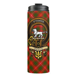 Termo Clan escocés Bruce Badge y Escudo | Escudo de arma