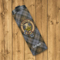 Clan Gordon Escudo sobre el tartán erosionado