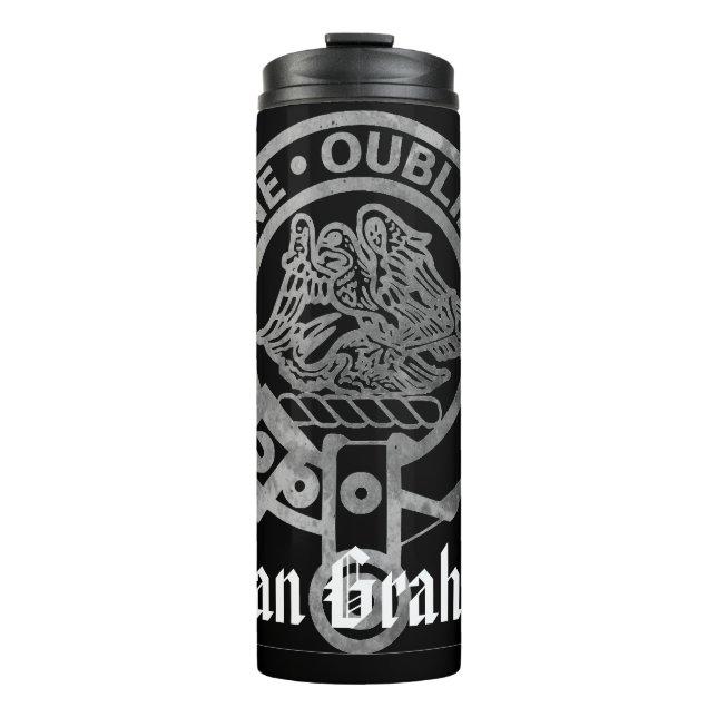 Termo Clan Graham Escudo Badge Thermal Tumbler (Anverso)