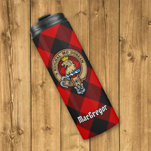 Termo Clan Gregor Escudo sobre Rob Roy Tartán