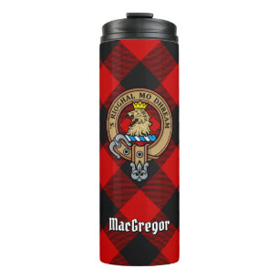 Termo Clan Gregor Escudo sobre Rob Roy Tartán
