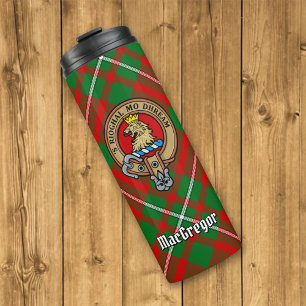 Termo Clan Gregor Escudo sobre Tartán