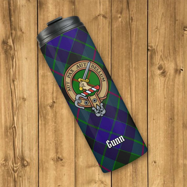 Termo Clan Gunn Escudo por Tartán (Subido por el creador)