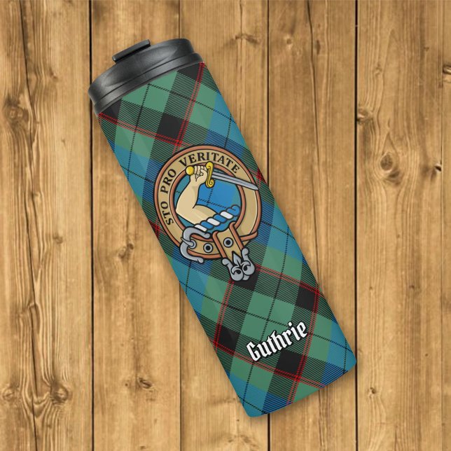 Termo Clan Guthrie Escudo por Tartán (Subido por el creador)