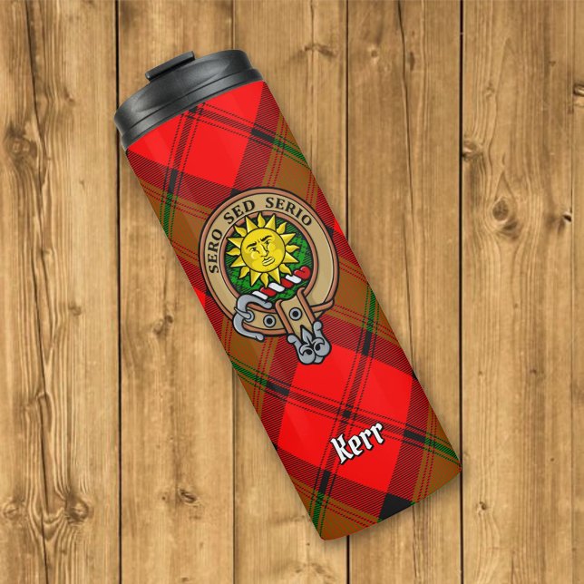 Termo Clan Kerr Escudo por Tartán (Subido por el creador)