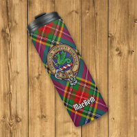 Clan MacBeth Escudo sobre Tartán