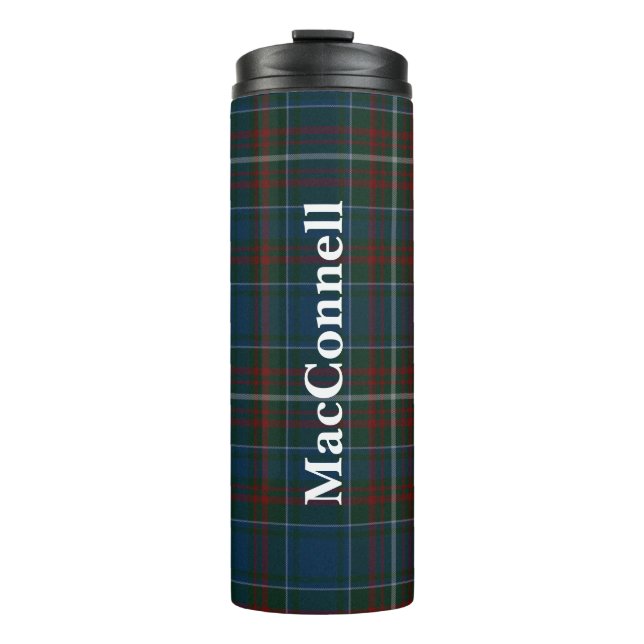 Termo Clan MacConnell Plaid Personalizado Thermal Tumble (Anverso)