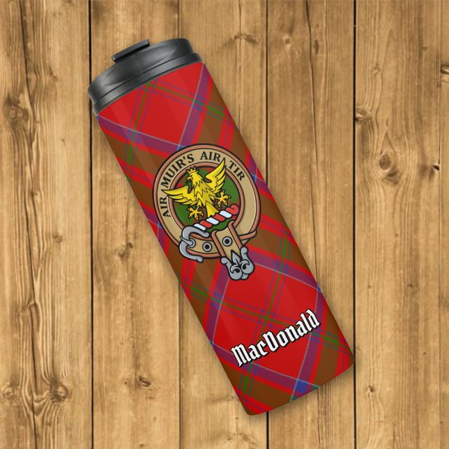 Termo Clan MacDonald de Keppoch Escudo sobre Tartán (Subido por el creador)
