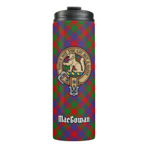 Termo Clan MacGowan Escudo sobre Tartán