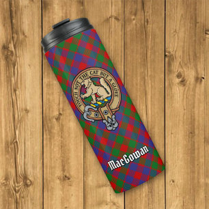 Termo Clan MacGowan Escudo sobre Tartán