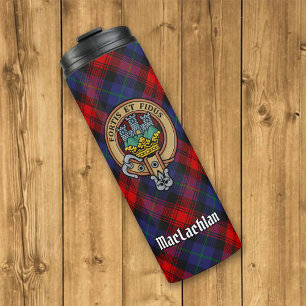 Termo Clan MacLachlan Escudo sobre Tartán