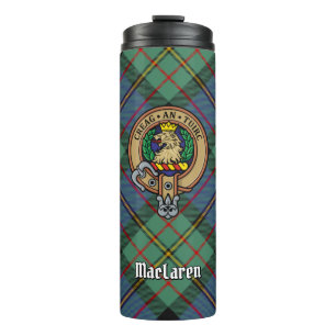 Termo Clan MacLaren Escudo sobre Tartán