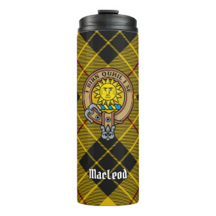 Termo Clan MacLeod de Lewis Escudo sobre Tartán