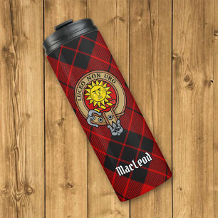 Termo Clan MacLeod de Raasay Escudo sobre Tartán