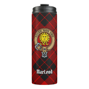 Termo Clan MacLeod de Raasay Escudo sobre Tartán