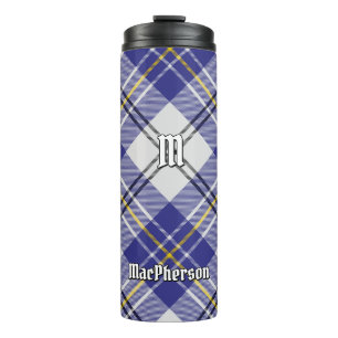 Termo Clan MacPherson Blue Dress Tartán Thermal Tumbler