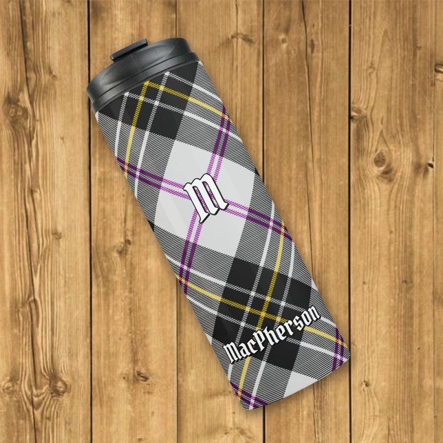 Termo Clan MacPherson Vestido Tartan Thermal Tumbler (Subido por el creador)