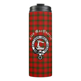 Termo Clan MacQuarrie Tartan y Escudo