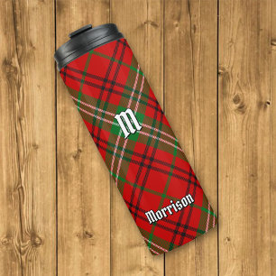Termo Clan Morrison Red Tartan Thermal Tumbler