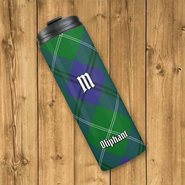 Termo Clan Oliphant Tartan Thermal Tumbler (Subido por el creador)
