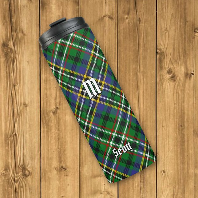 Termo Clan Scott Green Tartan Thermal Tumbler (Subido por el creador)