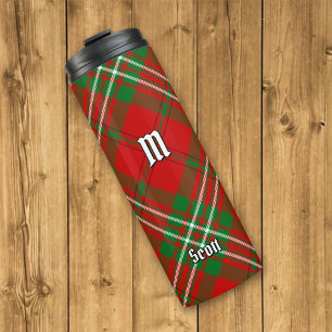 Termo Clan Scott Red Tartan Thermal Tumbler