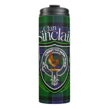 Clan Tartán y Escudo de Sinclair Scottish