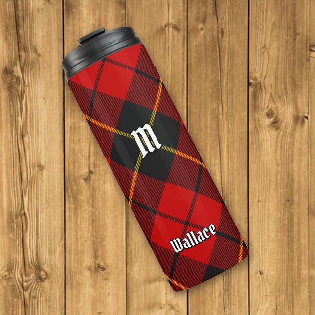 Termo Clan Wallace Tartan Thermal Tumbler (Subido por el creador)