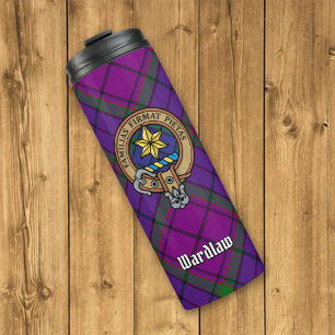 Termo Clan Wardlaw Escudo sobre Tartán
