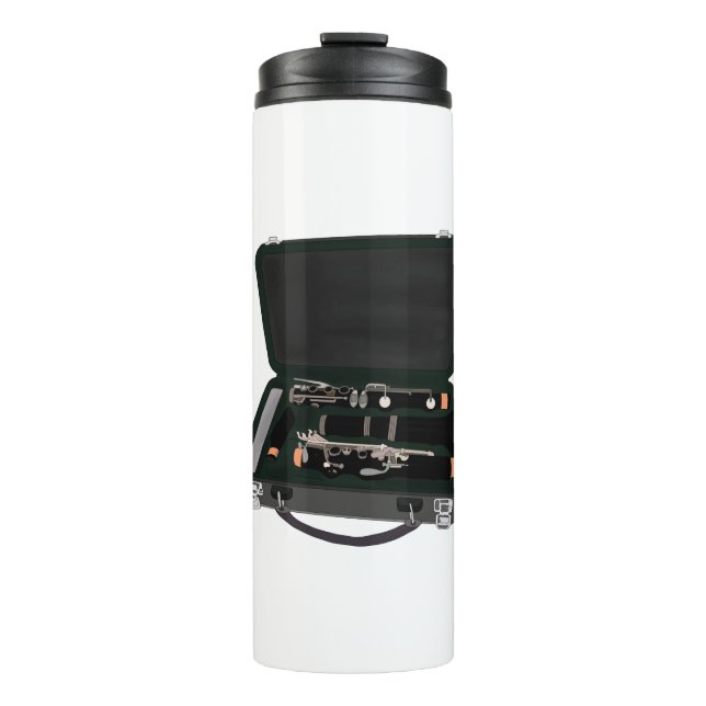 Termo Clarinet Disassembled Inside a Suitcase (Anverso)