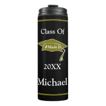 Clase Cap de graduación moderna de Personalizado