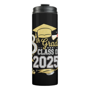 Termo Clase de 8vo Grado Graduada 2025 Graduación