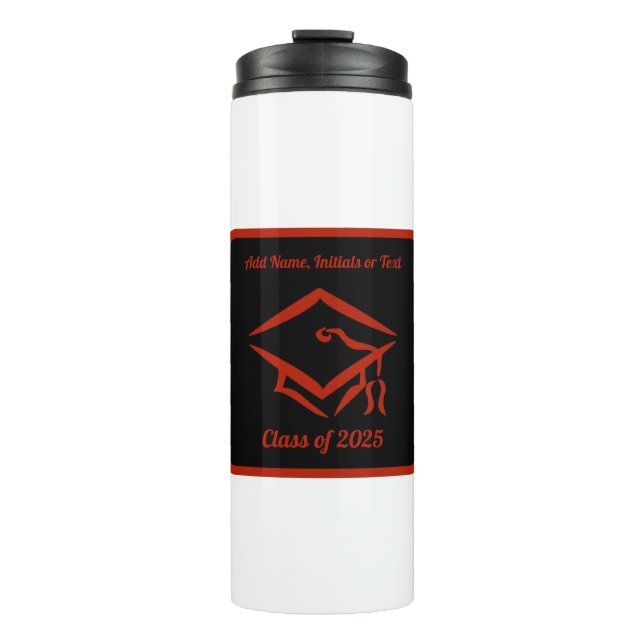 Termo Clase de graduación del año Personalizar BLKBRD 20 (Anverso)