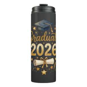 Termo Clase de graduación personalizada 2026 Familia per