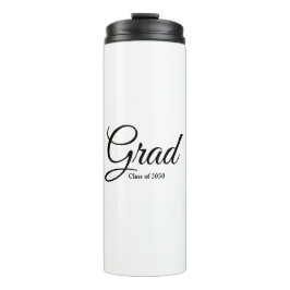 Termo Clase Grad de texto del guión de personalizado bla