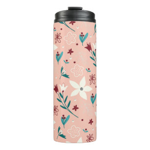 Termo Clásico floral elegante