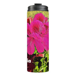 Termo classic rustic retro blooming flower