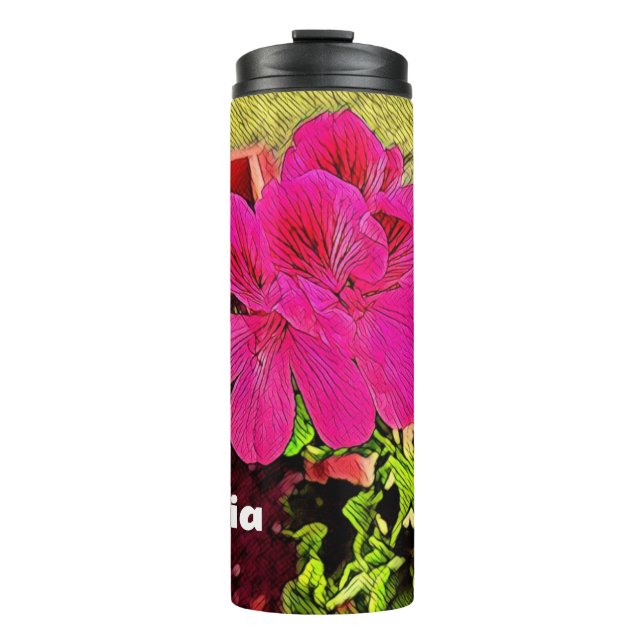 Termo classic rustic retro blooming flower (Anverso)