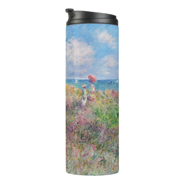 Termo Claude Monet - Camino acantilado en Pourville (Rotado hacia la derecha)