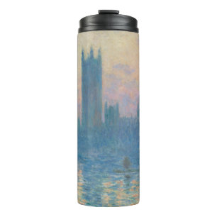 Termo Claude Monet Casas del Parlamento Atardecer