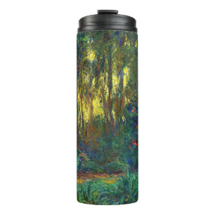 Termo Claude Monet - Esquina de un estanque con naves ac