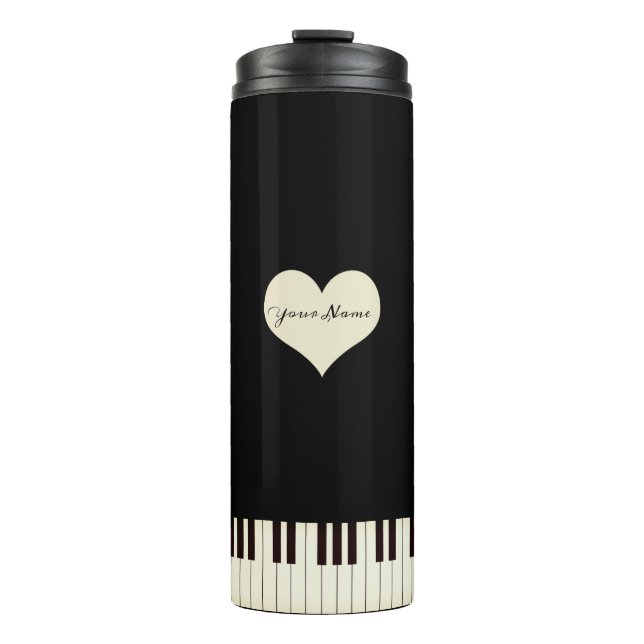 Termo Claves de piano  (Anverso)