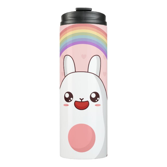 Termo Clísico arcoiris de Kawaii (Anverso)