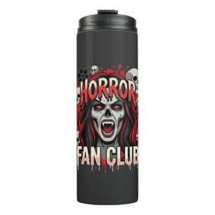 Termo Club de Fans de Terror de Halloween Cráneo de Vamp