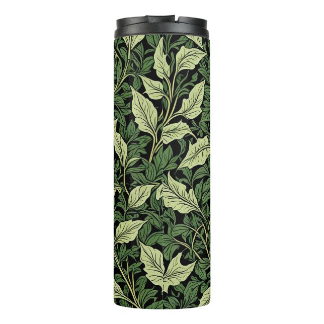 Termo Clúster de vinos en tonos verdes (Reverso)