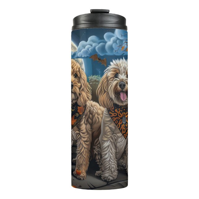 Termo Cockapoo Halloween Spooky (Anverso)