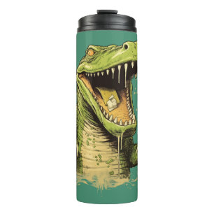 Termo Cocodrilo de nombre personalizado